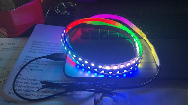 5V USB RGB led strip light for project outdoor letter billboard effect waterproof with controller 12V 5V