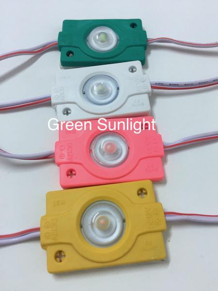 Hot supply led injection module 1.5W 1 led 46*30 with lens 180 degree view angle warranty 3 years