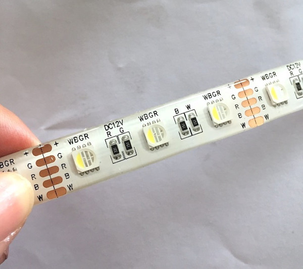 RGBW led light strip 12V 60leds 120 degree for house and outdoor display color change