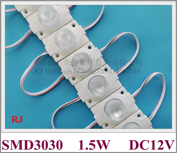 60 degree of emitting angle 1.5W LED module lamp light back light with lens for double side lighting box DC12V 45mm*30mm CE