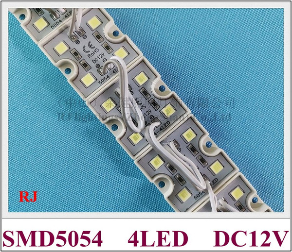 New arrival high bright LED light module SMD 5054 LED module waterproof DC12V 4 led 1.6W IP66 35mm*35mm CE ROHS free shipping