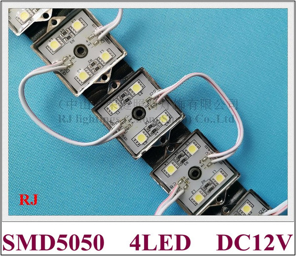 LED light module 5050 LED module waterproof back light module backlight for channel letter DC12V 4 led 0.96W CE