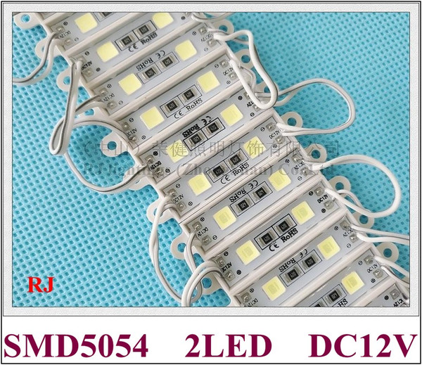 36mm*9mm SMD 5054 LED module light backlight back light DC12V SMD5054 2 led 0.6W waterproof IP65 high bright new design