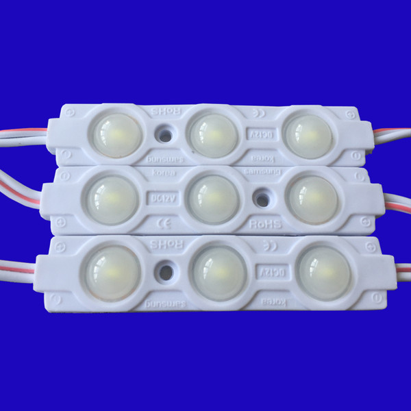 Backlight Led Module For Billboard LED lamp light 5050SMD 3 LEDs 120 Lumen Green Red Blue Warm White RGB Waterproof IP65 DC12V