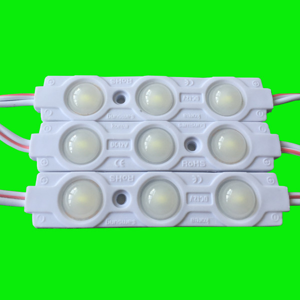 Module light lamp clear lensSMD 5730 IP66 waterproof LED modules for sign letters LED back light SMD 5630 3 led DC 12V backlight