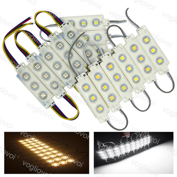 LED Modules SMD 5050 Store Front Window Light Sign Lamp Injection White IP68 Waterproof Strip Light Led Backlight Super Brightness DHL