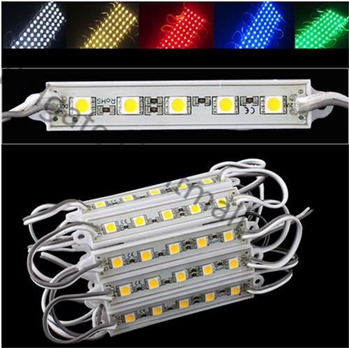 HOT SALE SMD 5050 LED Modules Waterproof IP65 Led Modules DC 12V SMD 3 Leds Sign Led Backlights For Channel Letters Warm/Cool White Red Blue