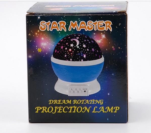 Creative Rotating Romantic Glowing Child Birthday Gift Starry Sky Starry Sleeping Projecto