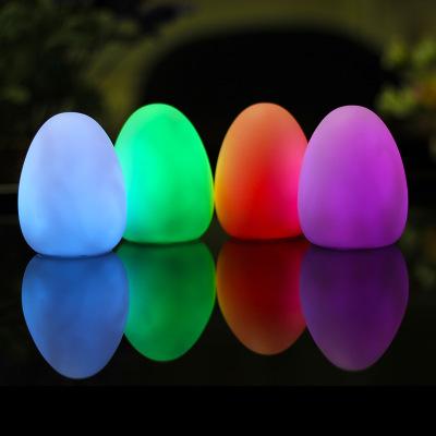 Easter Mood Light Egg Lamp,magic Easter egg light Party Holiday gift Mood Depress Egg 7 Multi-Color LED Changing decor Night light