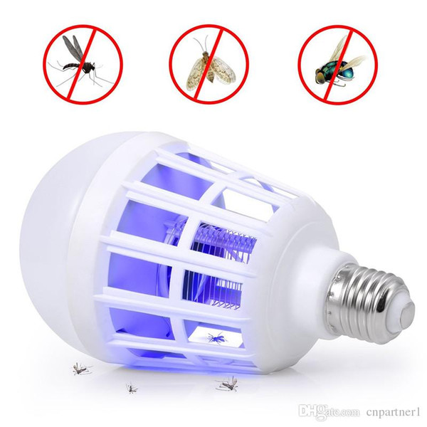 E27 led Bulbs Mosquito Killer Lamp e27 b22 15w Electric Trap Mosquito Killer Light for outdoor camping Night sleepping lamps