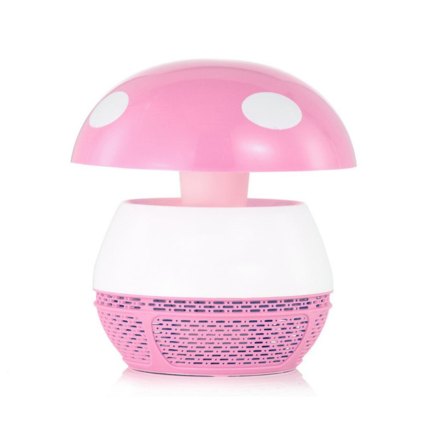 ABS 2.5W Mushroom Style Silent 6 LED Mosquito Killer Lamp Electric Pest Reject Anti Mosquito Light