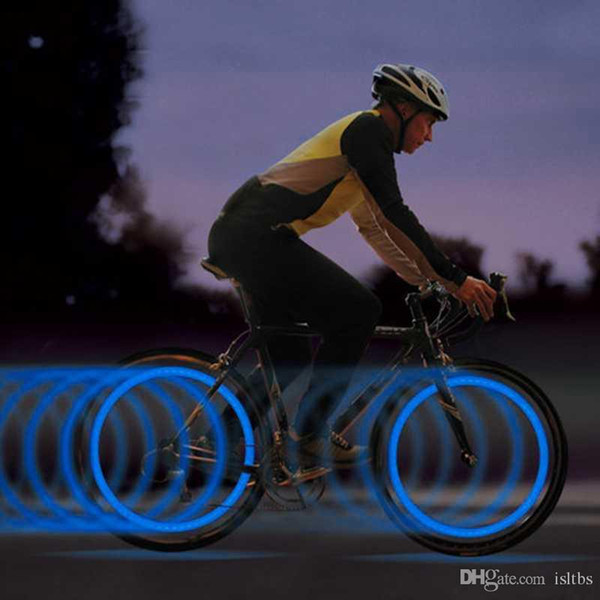 Bike Wheel Lights LED Flash Light Tyre Wheel Valve Cap Light Bicycle Motorcycle Car Wheel Tyre Cycling LED Car Light