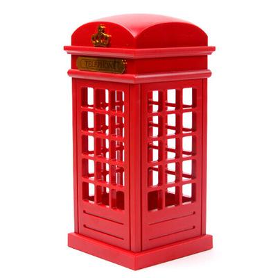 London Phone Booth LED Night Light Dimmable LED Bedside Table Lamp Touch Sensor USB Light for Home Restaurant Bedroom Decor