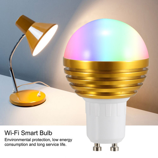 9W Wi-Fi 2.4GHz Multi-functional WiFi Smart Light Dimmable Multicolor Wake-Up Lights LED Lamp Compatible with Alexa Echo&Google home wifi