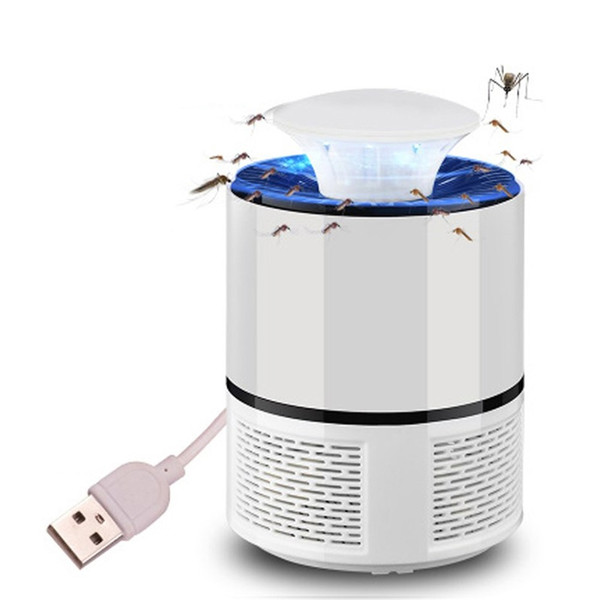 USB Electric Mosquito Killer Lamp Trap Bug Flying Insect Pest Control Zapper Repeller LED Night Light Home Living Room Mosquito Repellent