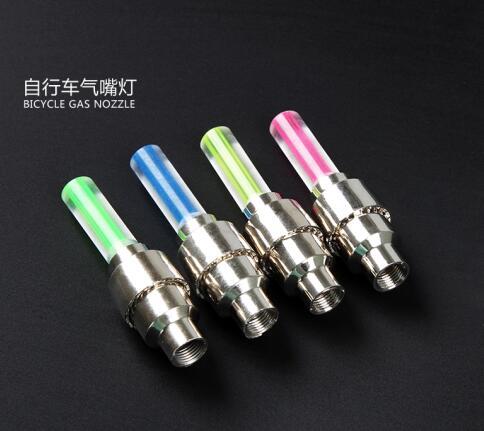 LED Wheel Valve Cap Tire Motion Light For Car Bike Bicycle Motorcycle Blue Green Pink Yellow Colorful Flash Wheel Valve Cap Light 500pcs