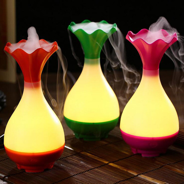 Ultrasonic Aroma Led Humidifier Air Diffuser Jade Bottle Purifier Atomizer essential oil diffuser aroma mist fogger