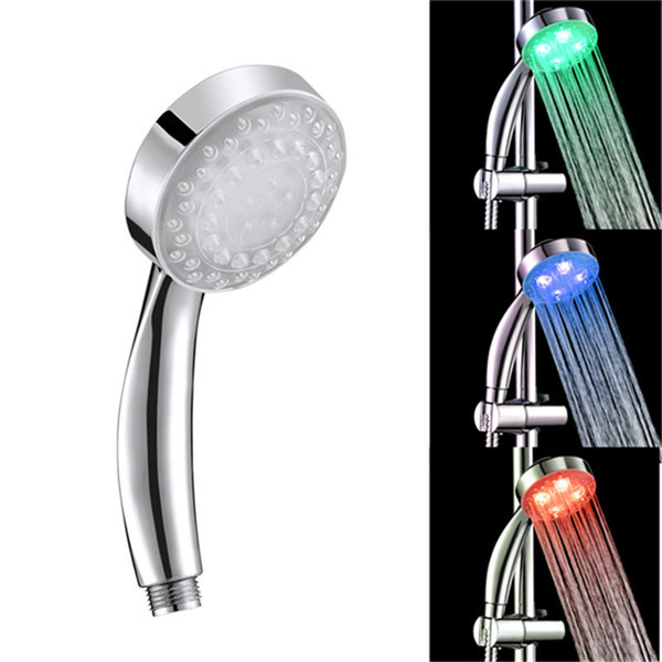 7 Color Changing Colorful LED Shower head LED Water Shower Head Light Glow LED Faucet Light