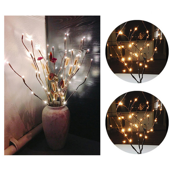 LED Willow Branch Lamp Floral Lights 20 Bulbs Home Christmas Party Garden Decor Christmas Birthday Gift gifts