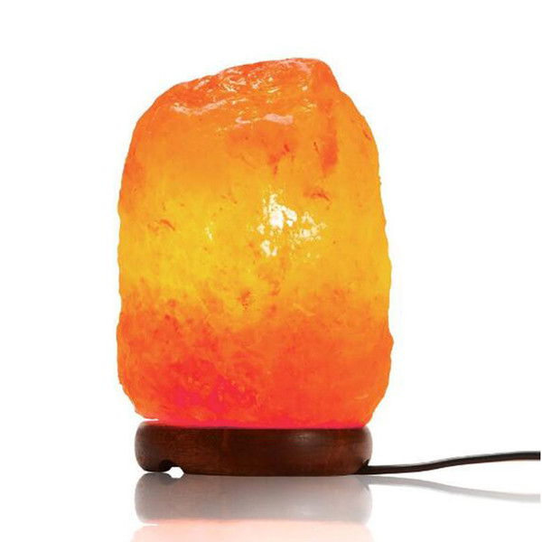 Himalayan Crystal Salt Lamp Air Purifier Night Light Natural Shape Air Purification Therapy Natural Mineral Rock Light