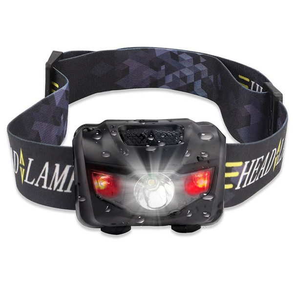 Headlamp LED Rechargeable Running Headlamps USB 5W Headlight Perfect for Fishing Walking Camping Reading Hiking