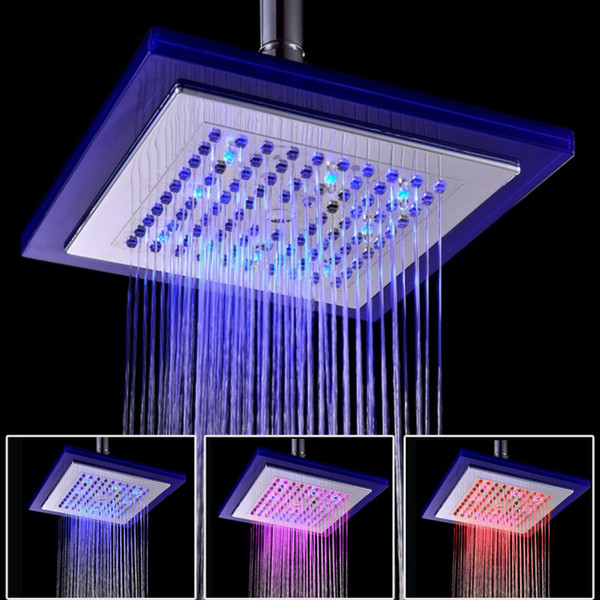 3 Colors Auto Changing LED Shower 8