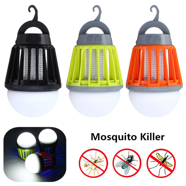 Waterproof USB LED Mosquito Killer Lamp Climbers Mosquitoes Repeller Outdoor Garden Pest Control Tools Camping Light Garden Home Night Lamp