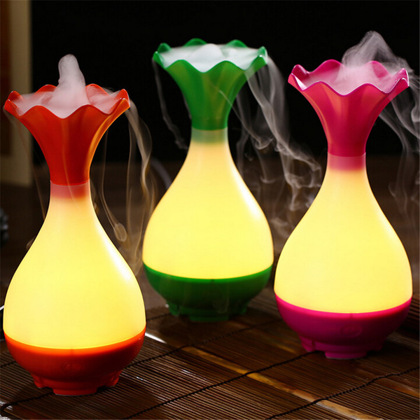 Ultrasonic Aroma Led Humidifier Air Diffuser Jade Bottle Purifier Atomizer essential oil diffuser difusor de aroma mist fogger