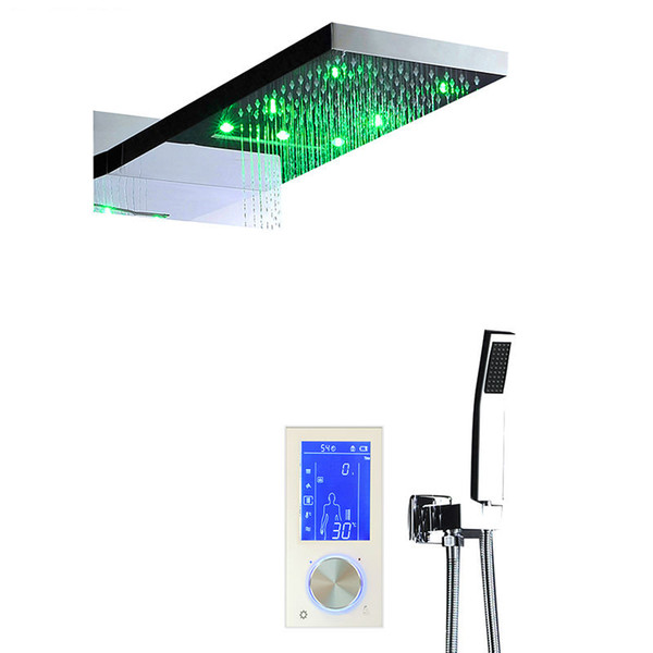 Digital Thermostat Touch Screen Led Shower Set 22