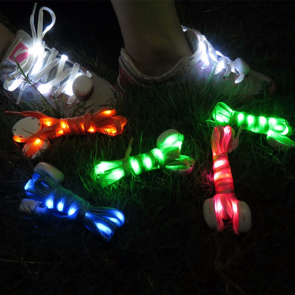 105cm Luminous Shoelace Glow Casual Led Shoes Strings Athletic Shoes Party Camping Shoelaces For Growing Canvas Shoes 100 pairs