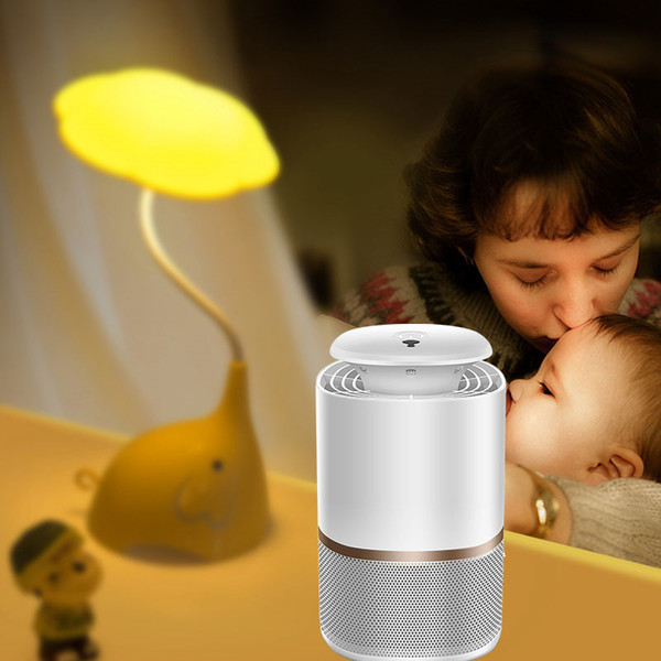 Smart UV LED Mosquito Killer Lamp USB 5W Mosquitoes Killer Lamp Fly Zapper Bug Insect Pest Trap Light Household Mosquitoes Repelling Lamp