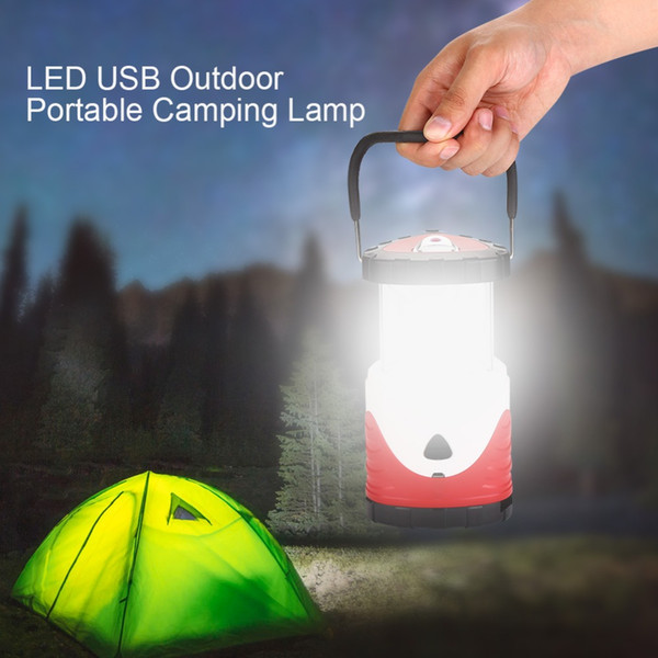 Multifunction Outdoor Camping Lights LED USB Rechargeable Flashlight Portable Lantern Tent Light Emergency Lamp Torch Light