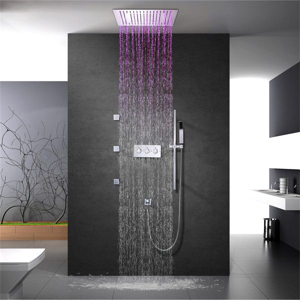 LED Embedded Wall Ceiling Mount Shower 16