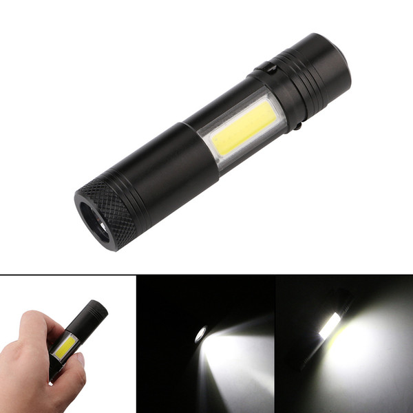 Pen Lights Portable lantern Mini LED Flashlight Torch Q5 COB Flash Light Hunting Camping Lamp work light with 14500 or AA battery