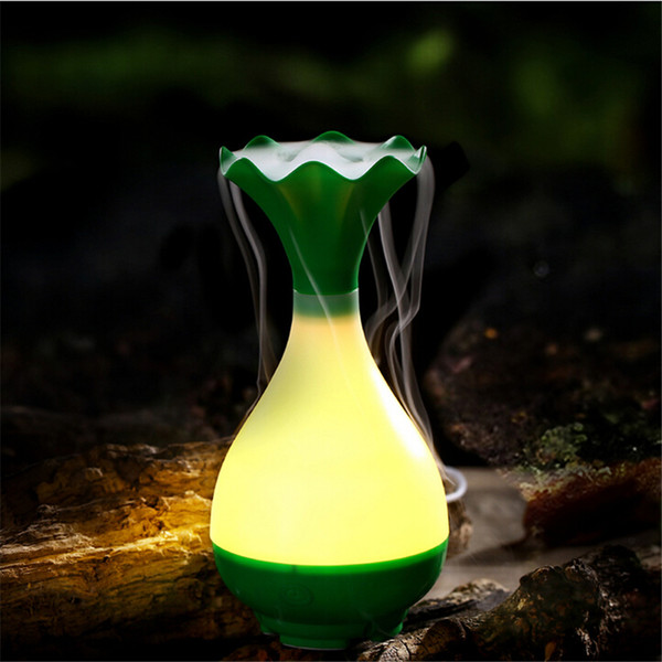 Jade Bottle Led Humidifier Aroma Air Diffuser Purifier Atomizer essential oil diffuser difusor de aroma mist maker fogger