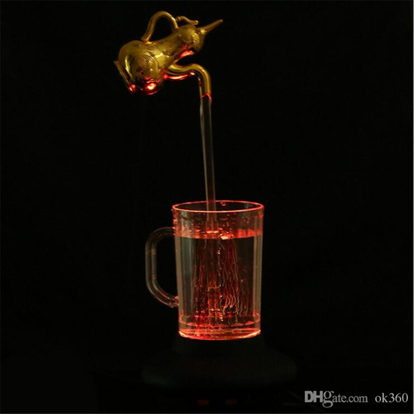 LED Water lamp decoration light Colorful magic cup lamp magic faucet Night Light LED Magic Faucet Mug Beautiful christmas gift