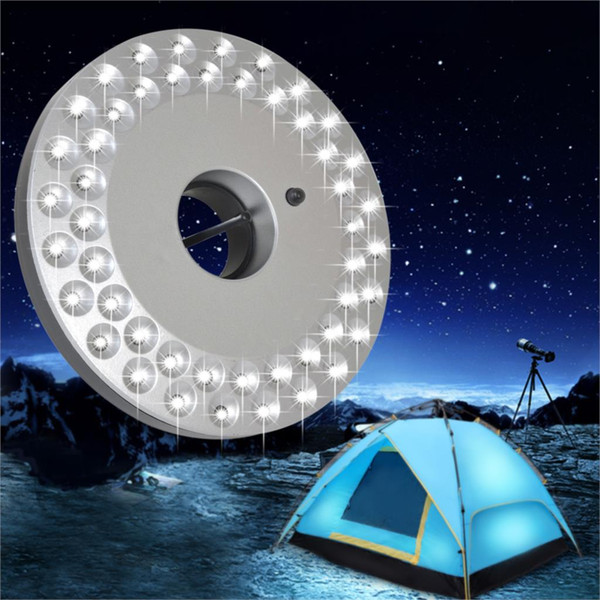 Portable Outdoor Umbrella Camping Hiking Fishing Hanging Tent Patio Light Lamp 48 LED camping lamp for outdoor living hiking fishing