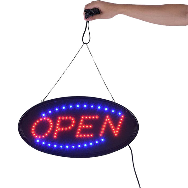 Support customized LED neon sign light Open LED Sign Display Sign flashing lights for business, walls, store bar lamp