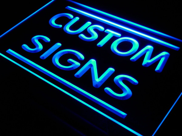 Custom Your Own Design Led Neon Sign 7 colors Multi color 4 Sizes On/Off Switch Bulk Discount Price