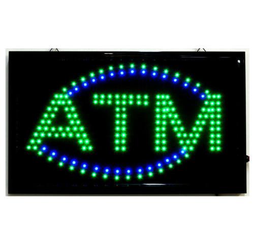 20PCS/Lot wholesale price 2016 new arrival hot sell led open sign green colour led display board 19''x10''x0.5'' free shipping led ATM sign