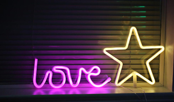 New arrival OEM shape led neon light room decoration led creative modeling lights battery series