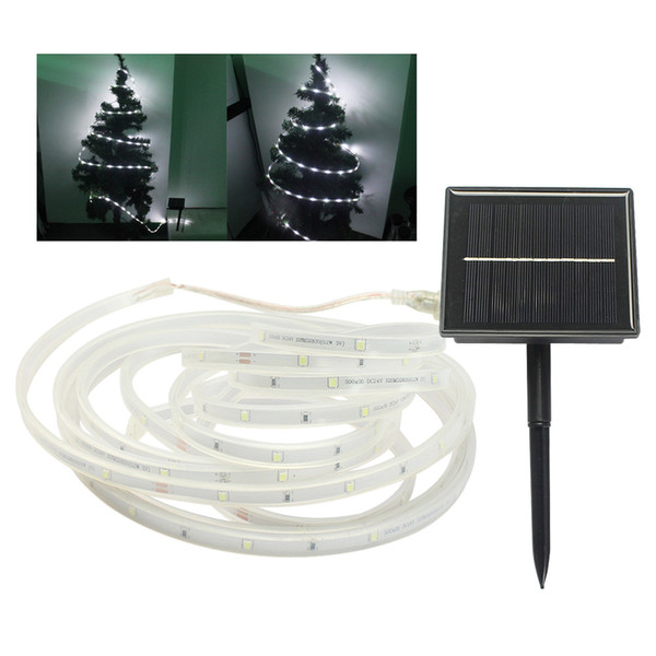 LED Solar Tube String Light 100LEDs Solar Powered Neon Rope Stripe Light for Garden Halloween Christmas Decoration