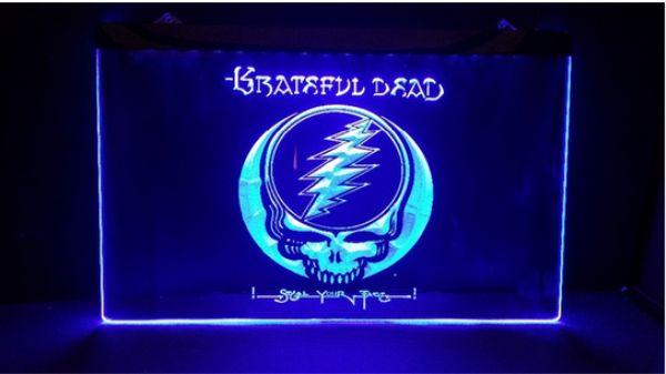 b247 Grateful Dead logo beer bar pub 3d signs LED Neon Light Sign home decor crafts