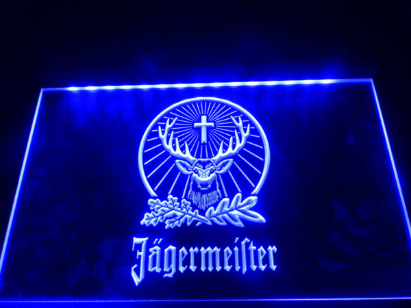 TR001- Jagermeister LED Neon Light Sign hang sign home decor crafts light suit