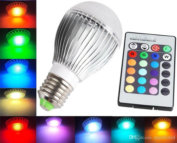 10W LED RGB Magic Lamp Puzzle Lights Color Changing 16Color Choice LED Lights with IR Remote Control from China