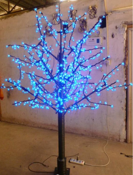 Free Shipping LED Christmas Cherry Blossom Tree 672pcs LED Bulbs 1.8m/6ft Height 110/220VAC Rainproof Outdoor Usage LLFA