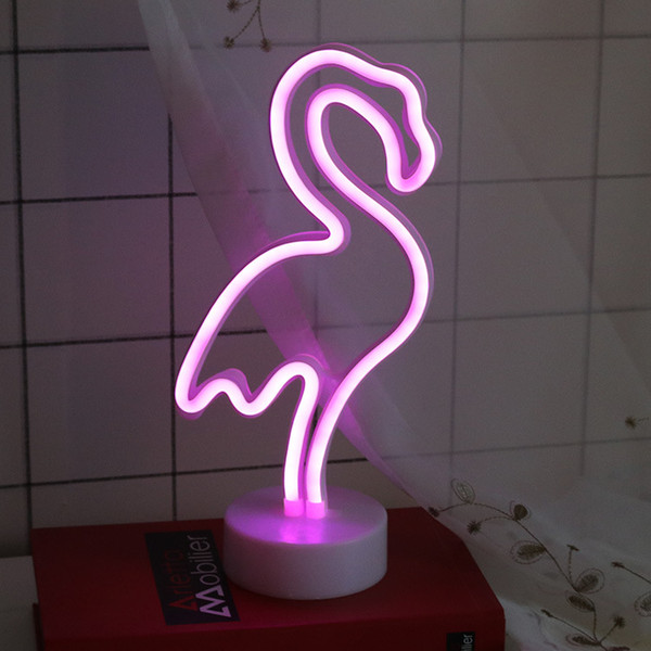 OHANEE Custom fit bird Flamingo animal led Neon Sign Light bedroom christmas festival decoration Arts Crafts birthday Gifts Lighting