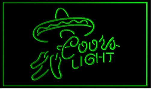 b-277 Coors light beer bar pub club 3d signs LED Neon Light Sign man cave