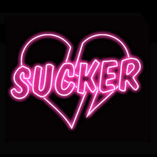 Fashion New Heart sucker Real Glass Tubes For Bedroom Home Display neon Lighht sign 17x14