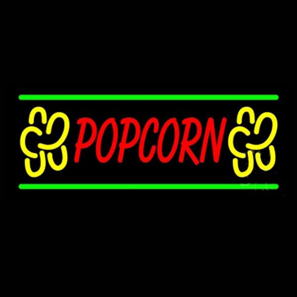 Popcorn Neon Sign Cinema Beer Bar KTV Club Pub Store Shop Motel Hotel Custom Real Glass Tube Advertisement Display Neon Signs 19